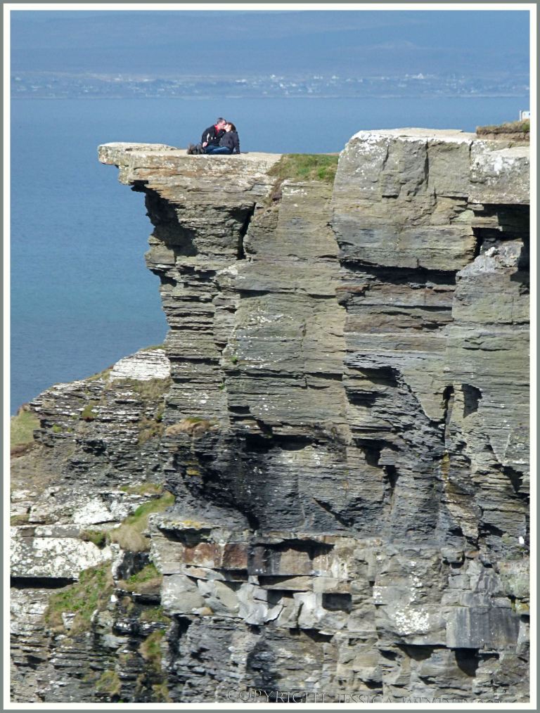 Rock strata at the Cliffs of Moher