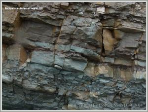 Natural abstract patterns and textures in rocks