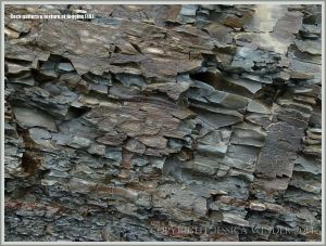 Natural abstract patterns and textures in rocks