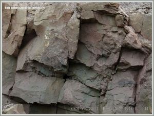 Natural abstract patterns and textures in rocks