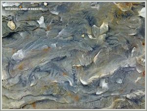 Natural abstract patterns and textures in rocks