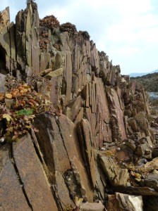 Silurian rocks at Smerwick Harbour