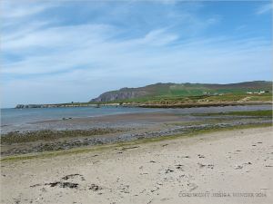 View of the beach at Ferriters Cove