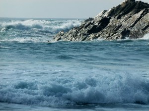 Silurian Period rocks belonging to the Dunquin Group on the Irish Coast.