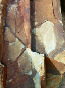 Rock colour and texture in Silurian Period silt stones and sandstones from the Drompoint Formation in Dingle