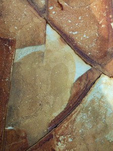 Rock colour and texture in Silurian Period silt stones and sandstones from the Drompoint Formation in Dingle