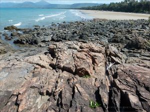 Bedrock and boulders near the Lookout by Four Mile Beach in Port Douglas
