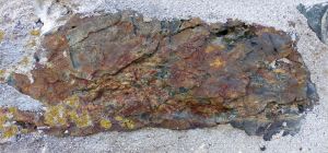 Pattern and texture of rock in a wall