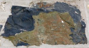 Pattern and texture of rock in a wall