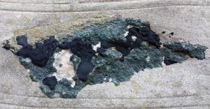 Pattern and texture of rock in a wall