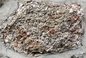 Pattern and texture of rock in a wall