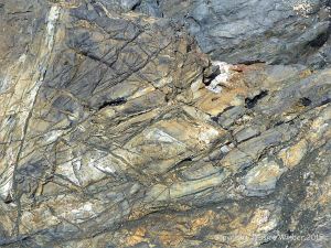 Rocks from Porthmeor Beach at St Ives