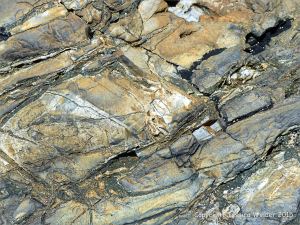 Rocks from Porthmeor Beach at St Ives
