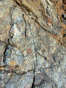 Rocks from Porthmeor Beach at St Ives
