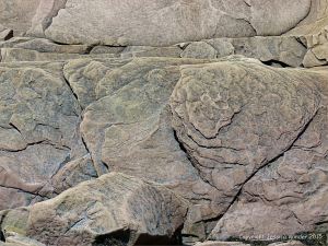 Late Carboniferous Period rocks of the Mabou Group near Cape Enrage