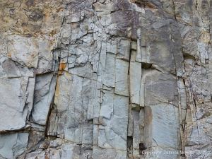 Natural texture and pattern in rocks at Cape Enrage