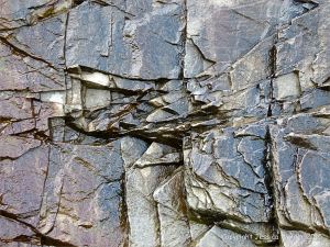 Natural texture and pattern in rocks at Cape Enrage