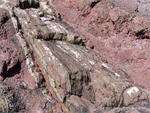 Colour, texture, and pattern in Old Red Sandstone strata in South Wales