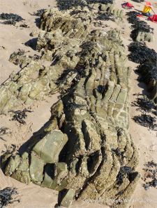 Colour, texture, and pattern in Old Red Sandstone strata in South Wales
