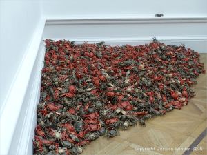 Ai Weiwei porcelain river crab installation He Xie at the Royal Academy of Arts in London