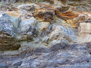 Natural rock textures and patterns