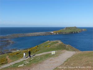 The path down to the Worm's Head Causeway