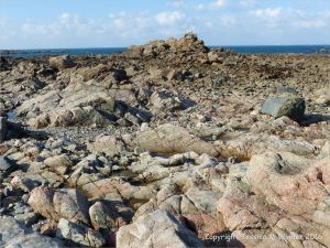 Outcrop of L'Eree Granite