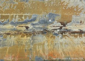 Natural pattern and texture in sedimentary rocks