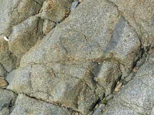 Close-up of rock texture at Rocquaine bay