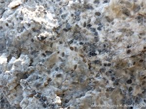 Close-up of natural rock texture and pattern