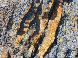 Close-up of natural rock texture and pattern
