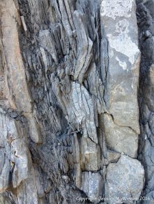 Close-up of natural rock texture and pattern