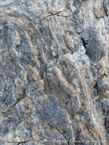 Close-up of natural rock texture and pattern