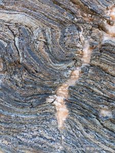 Close-up of natural rock texture and pattern