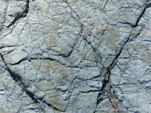 Close-up of natural rock texture and pattern