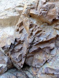 Close-up of natural rock texture and pattern