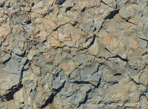 Close-up of natural rock texture and pattern