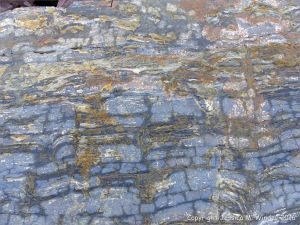 Close-up of natural rock texture and pattern