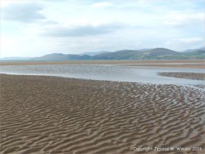Context shot for the natural sand patterns at Inch