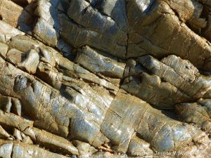 Metamorphic rock textures and patterns