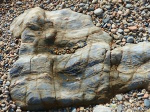 Metamorphic rock textures and patterns