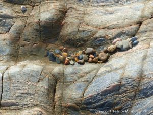 Metamorphic rock textures and patterns