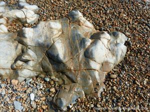 Metamorphic rock textures and patterns