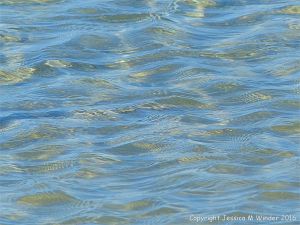 Water texture and pattern at Cobo Bay