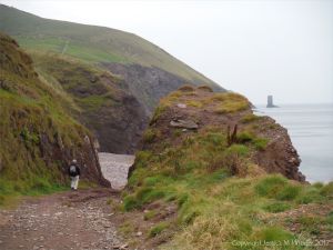 View looking south near Trabeg on the Dingle Peninsula in Ireland