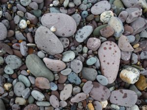 Pebbles on the beach at Trabeg oin the Dingle Peninsula