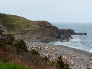 View of Corney Brook beach on the Cabot Trail
