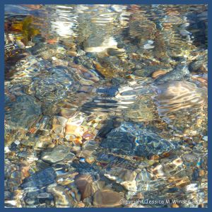 Natural abstract water ripple patterns