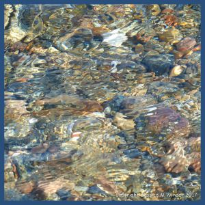 Natural abstract water ripple patterns