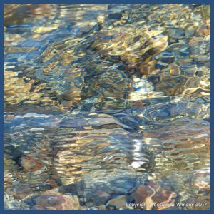 Natural abstract water ripple patterns